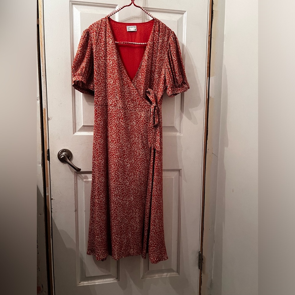 Frank and Oak wrap dress